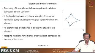 Isoparametric Elements PartI [upl. by Arlina]