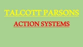 Sociology for UPSC  TALCOTT PARSONS Social System  Lecture 78 [upl. by Nennarb]