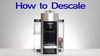 How to Descale Nespresso Machine [upl. by Raclima]