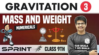 Gravitation 03  Free Fall  Mass and Weight  Class 9  NCERT  Sprint [upl. by Nageam]