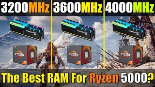 3200MHz vs 3600MHz vs 4000MHz  Best RAM for Ryzen 5000 [upl. by Narruc905]