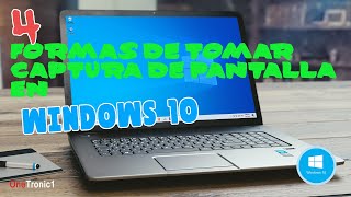 4 formas de tomar captura de pantalla en windows 10 PC  Laptop [upl. by Abbye]