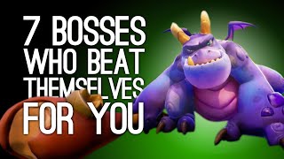 7 Bosses Who Beat Themselves For You [upl. by Aserej]