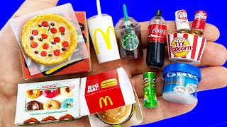 17 DIY MINIATURE FOOD AND DRINKS REALISTIC HACKS AND CRAFTS [upl. by Roberts16]