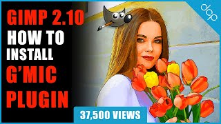 How to Install GMIC Plugin  GIMP 210 Tutorial [upl. by Enelkcaj602]