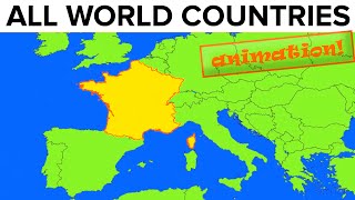 All World Countries · Map  Flag  Capital City  Pronunciation [upl. by Siusan254]