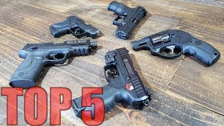 TOP 5 22LR HANDGUNS FOR SELF DEFENSE [upl. by Sidon]