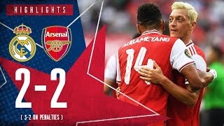 HIGHLIGHTS  Real Madrid 22 Arsenal  32 on penalties  ICC 2019 [upl. by Fronnia]