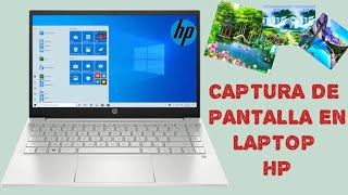 como hacer capturas de pantalla en laptop HP [upl. by Beera]