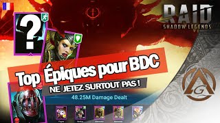 Top Épiques pour Boss de Clan  RAID SHADOW LEGENDS [upl. by Agnese]