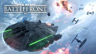 Star Wars The Force Awakens Entire Space Battle HD [upl. by Phene]