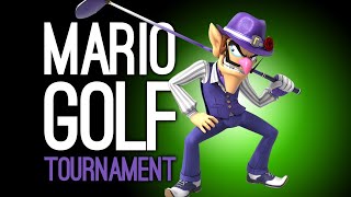 The Oxboxtra Mario Golf Open ROUND 2 Mario Golf Tournament Ellen vs Andy vs Luke vs Mike ⛳👿 [upl. by Seebeck909]